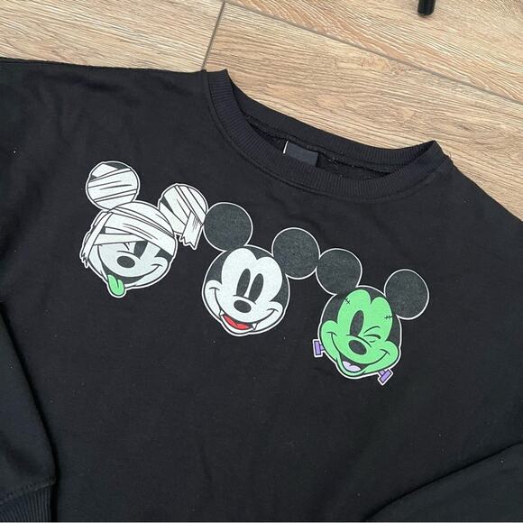 Disney Halloween Mickey Mouse monster black sweatshirt - Picture 3 of 7